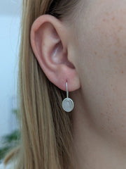Ohrringe Rosenquarz Bubble