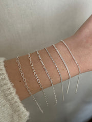 Permanent Armband Silber