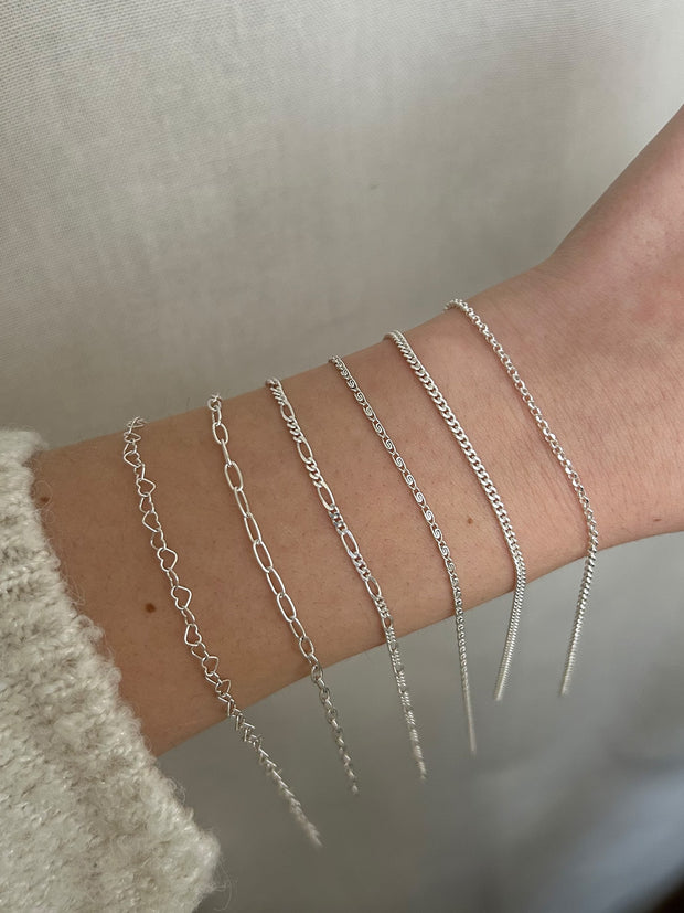Permanent Armband Silber